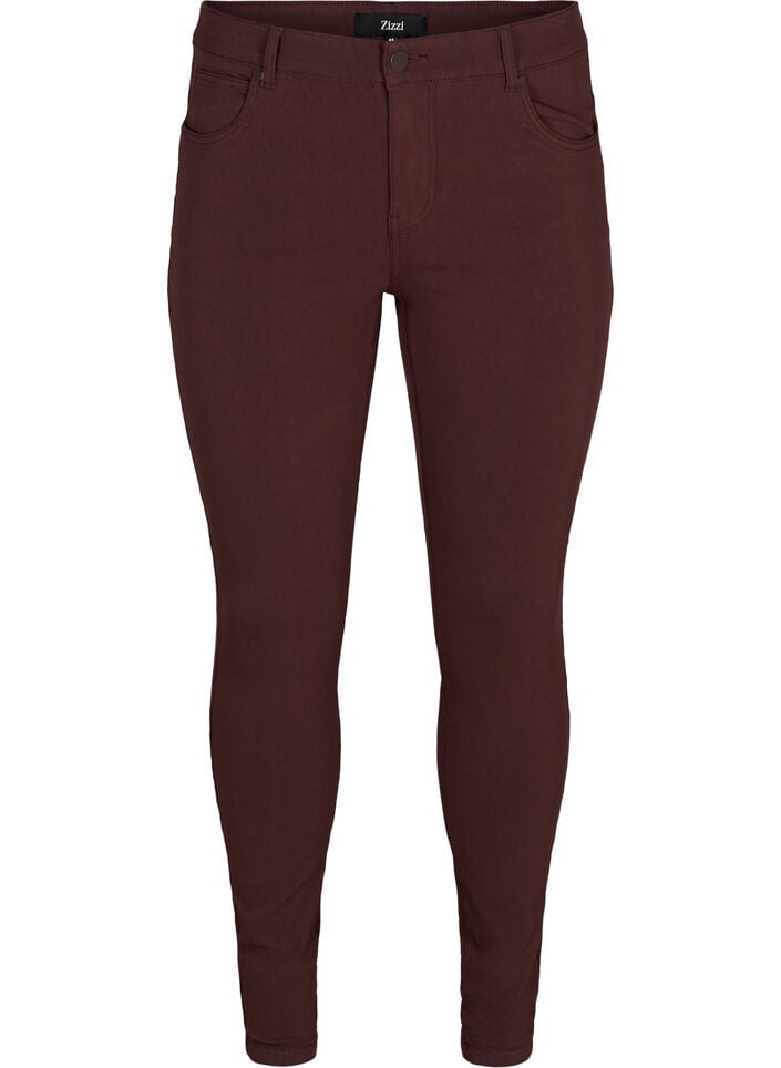 Pantalon, Bordeaux fonc&eacute;, Packshot image number 0