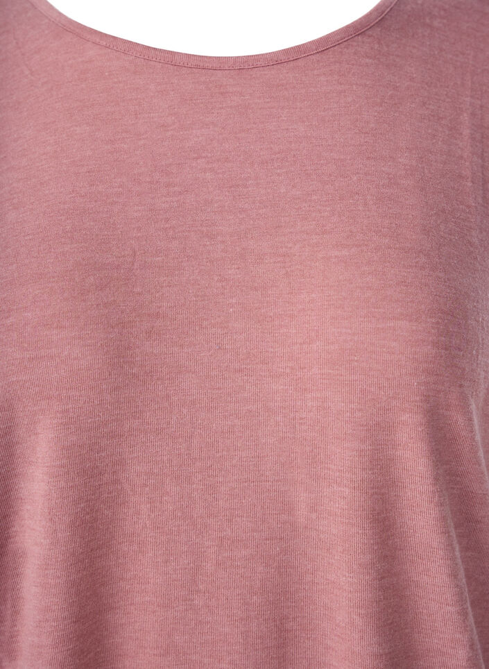 Jersey blouse met 3/4 mouwen, Rood, Packshot image number 2