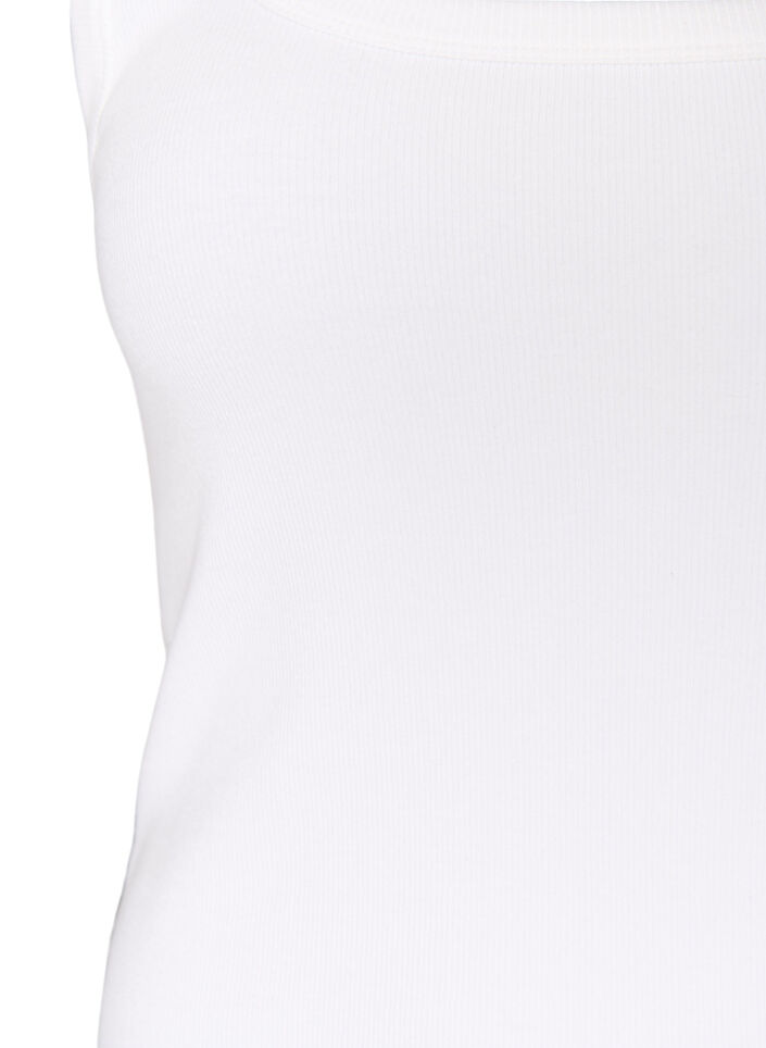 Top c&ocirc;tel&eacute; avec encolure carr&eacute;e, Blanc, Packshot image number 2