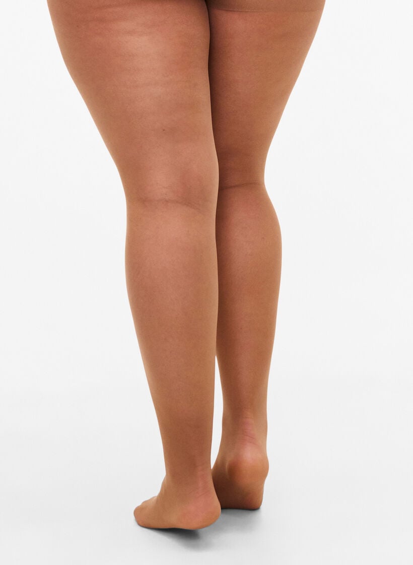Collant &agrave; effet bronz&eacute; en 25 deniers, Beige, Model image number 1