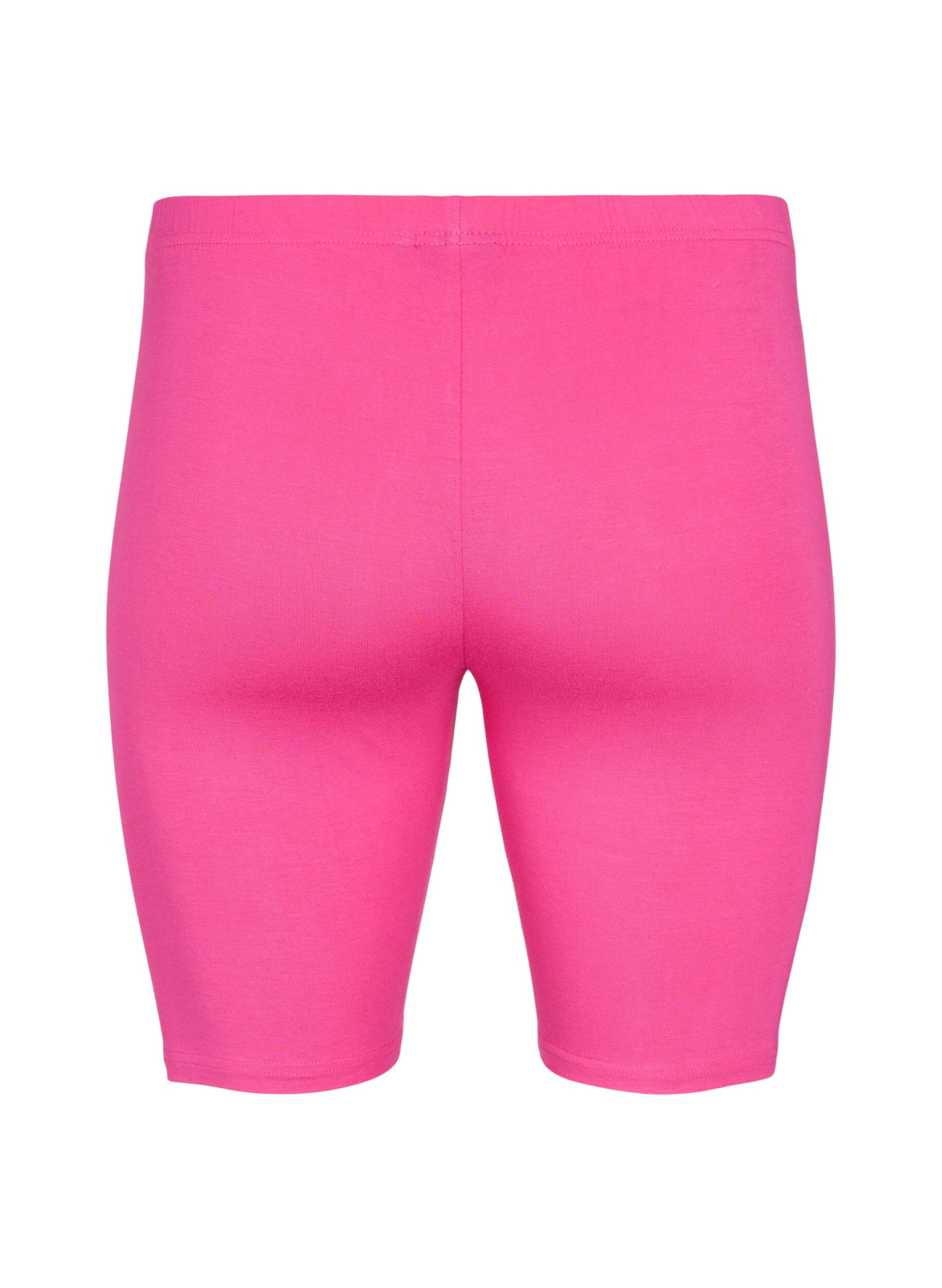 ZizziShort cycliste de base de couleur unie, Rose, Packshot image number 1