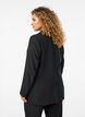 Blazer avec poches et fentes, Noir, Model image number 2