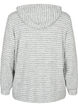 Loszittende hoodie met strepen, DGM Stripe, Packshot image number 1