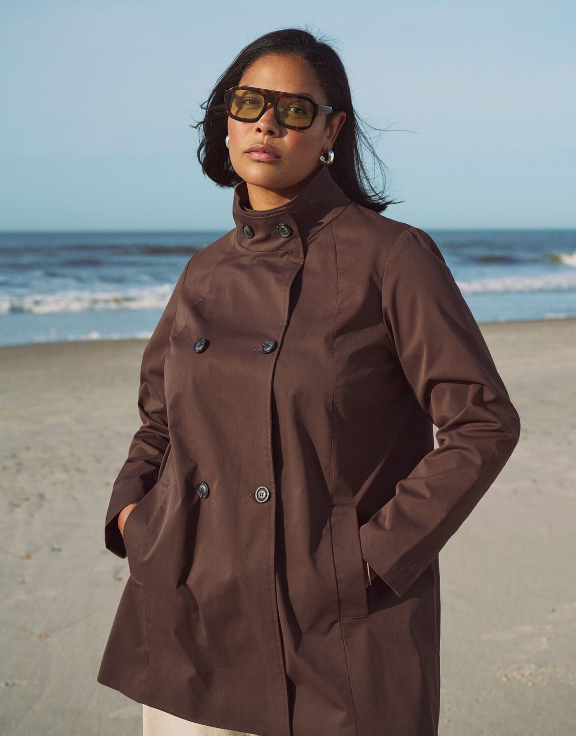 Vestes de printemps beige