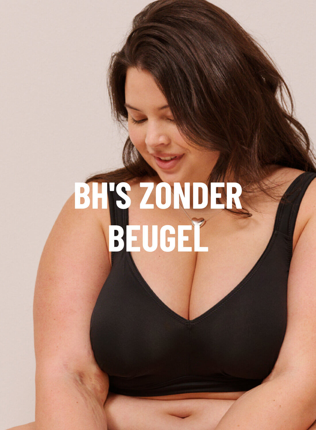 BH's zonder beugel in grote maten voor dames - Maat 85E-115H - Zizzi