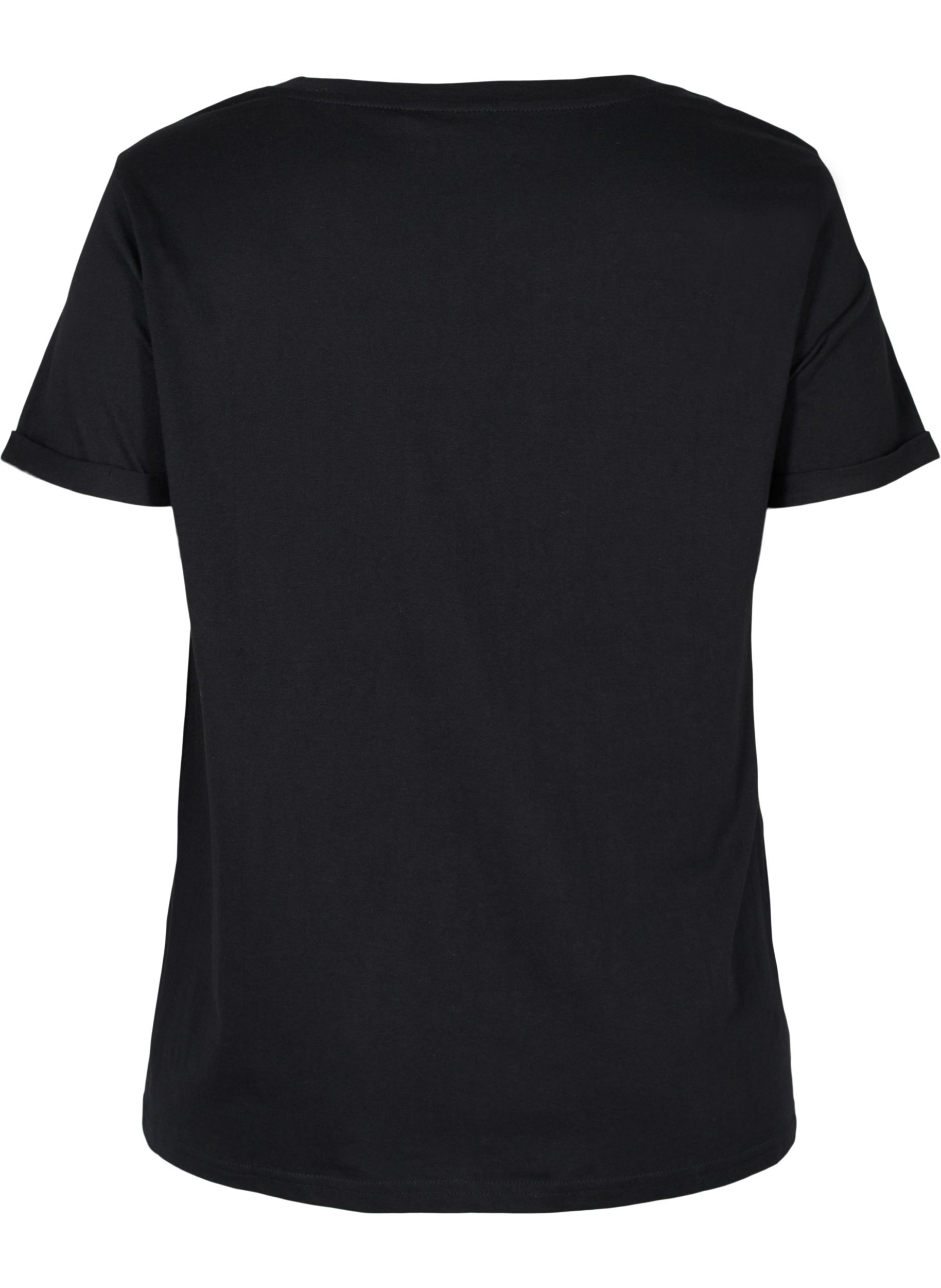 T-shirt de sport avec imprimé, Black Gradiant, Packshot image number 1