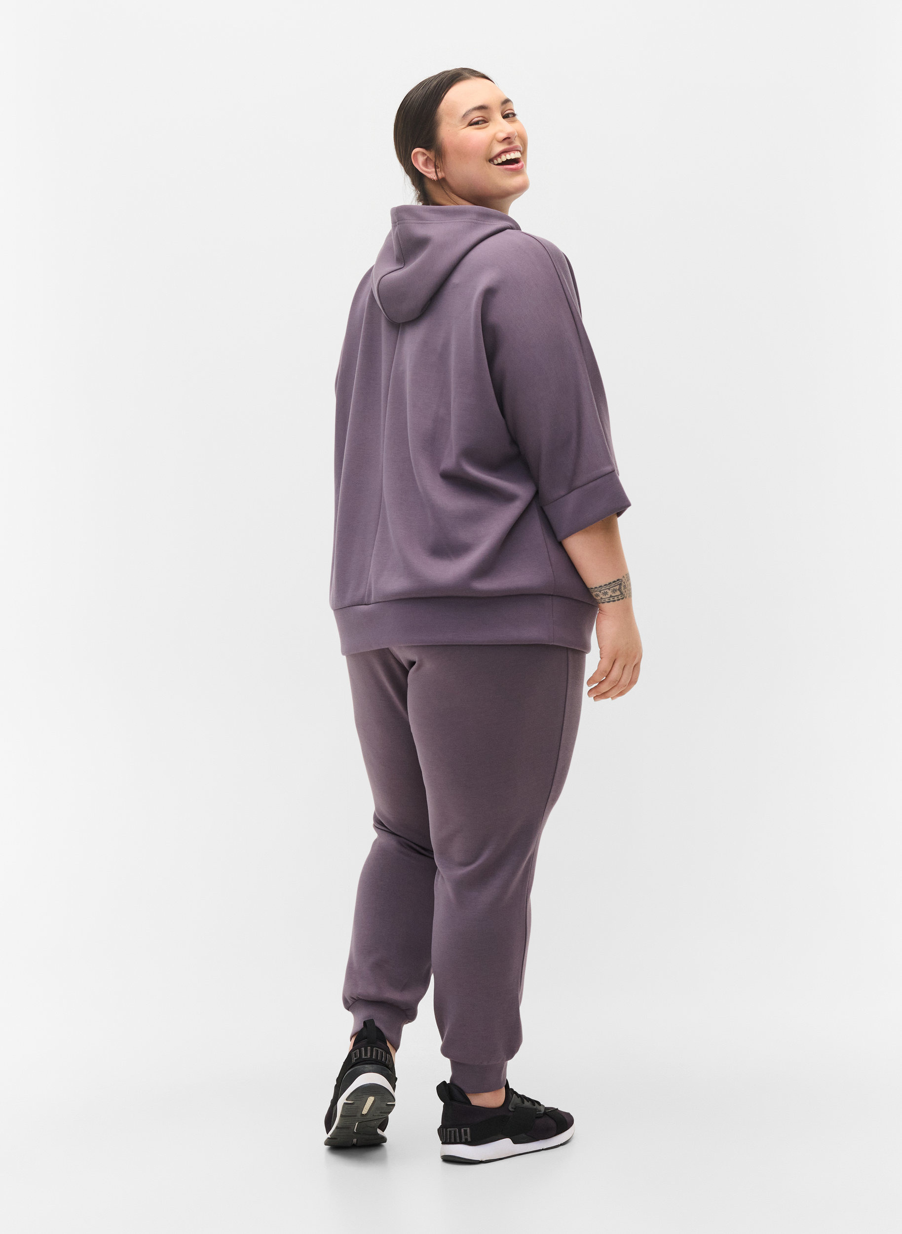Pantalon de survêtement ample avec poches, Rabbit, Model image number 1