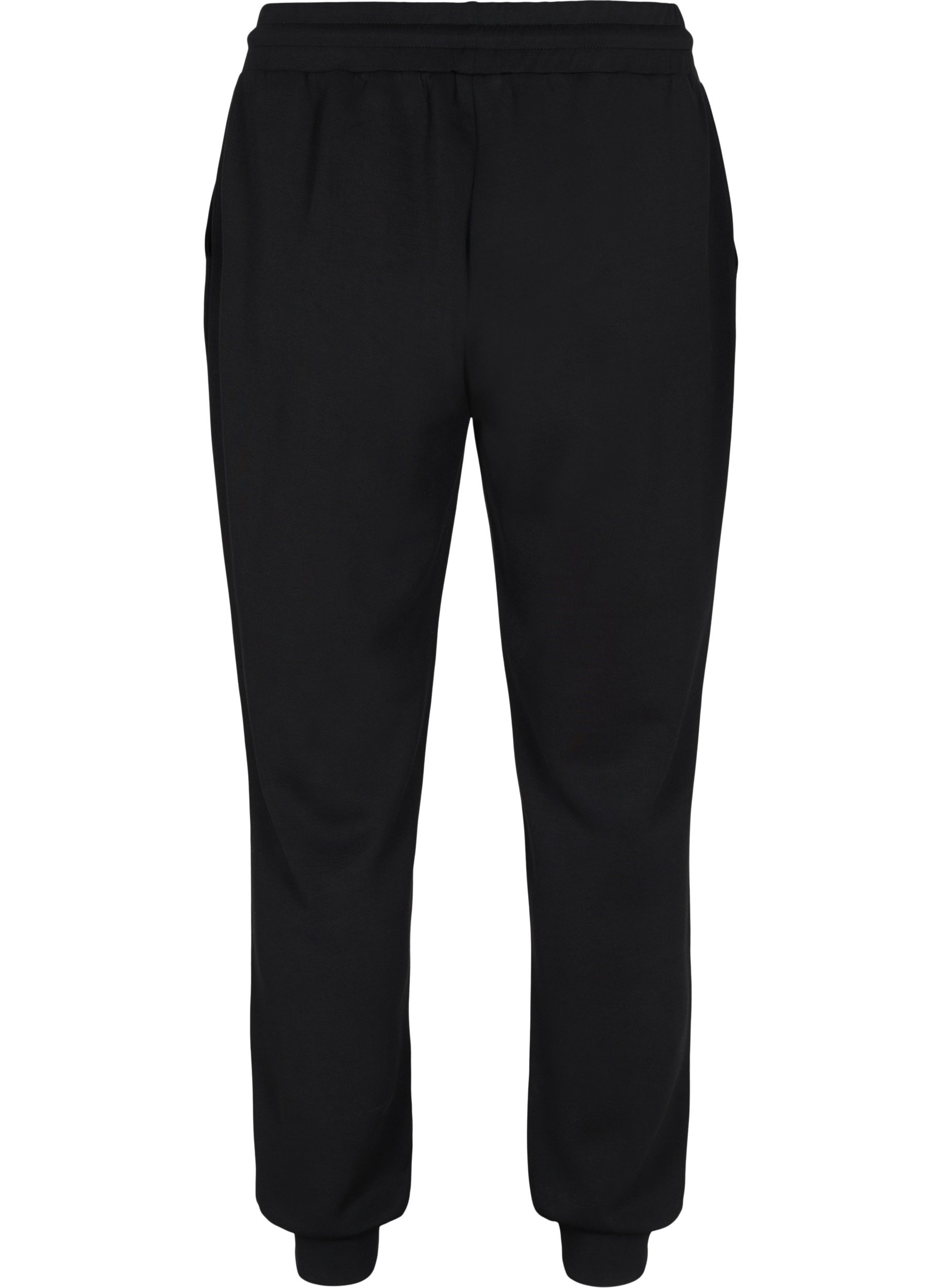 Pantalon de survêtement ample avec poches, Black, Packshot image number 1