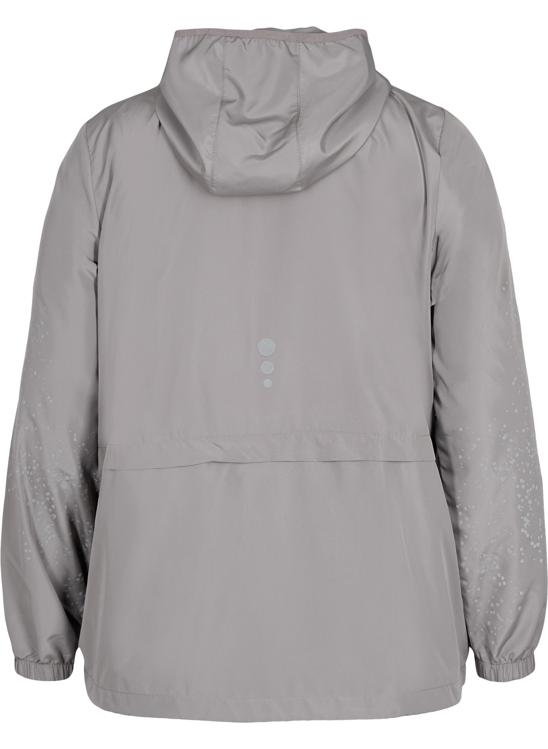 Veste de sport avec capuche et réflecteur, Grey Silver, Packshot image number 1