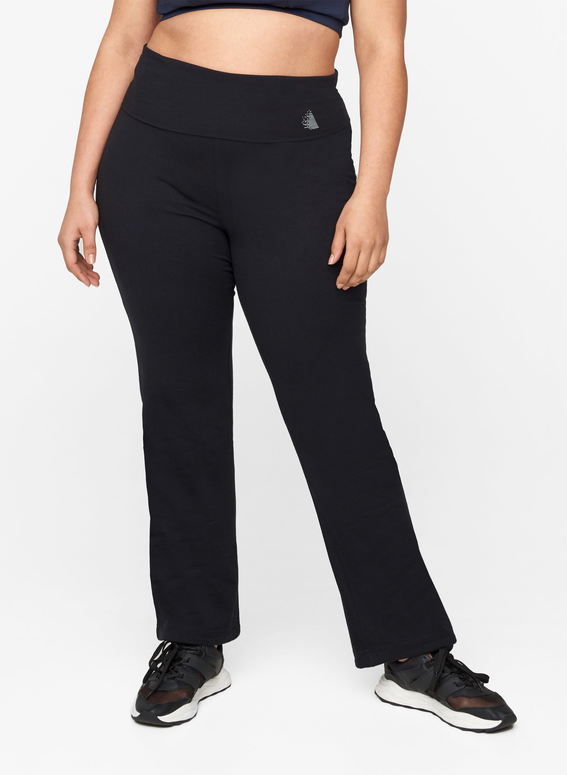 Pantalon ample, Black, Model image number 0