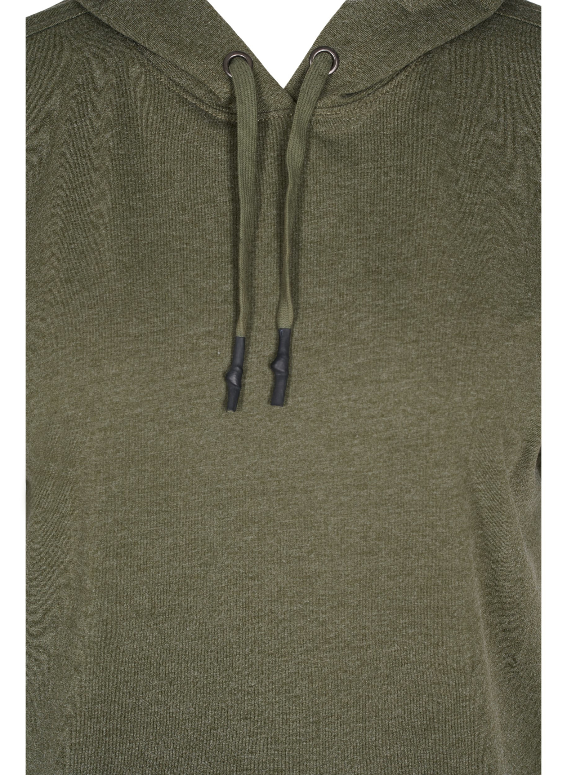 Sweaterjurk met capuchon en korte mouwen, Forest Night, Packshot image number 2
