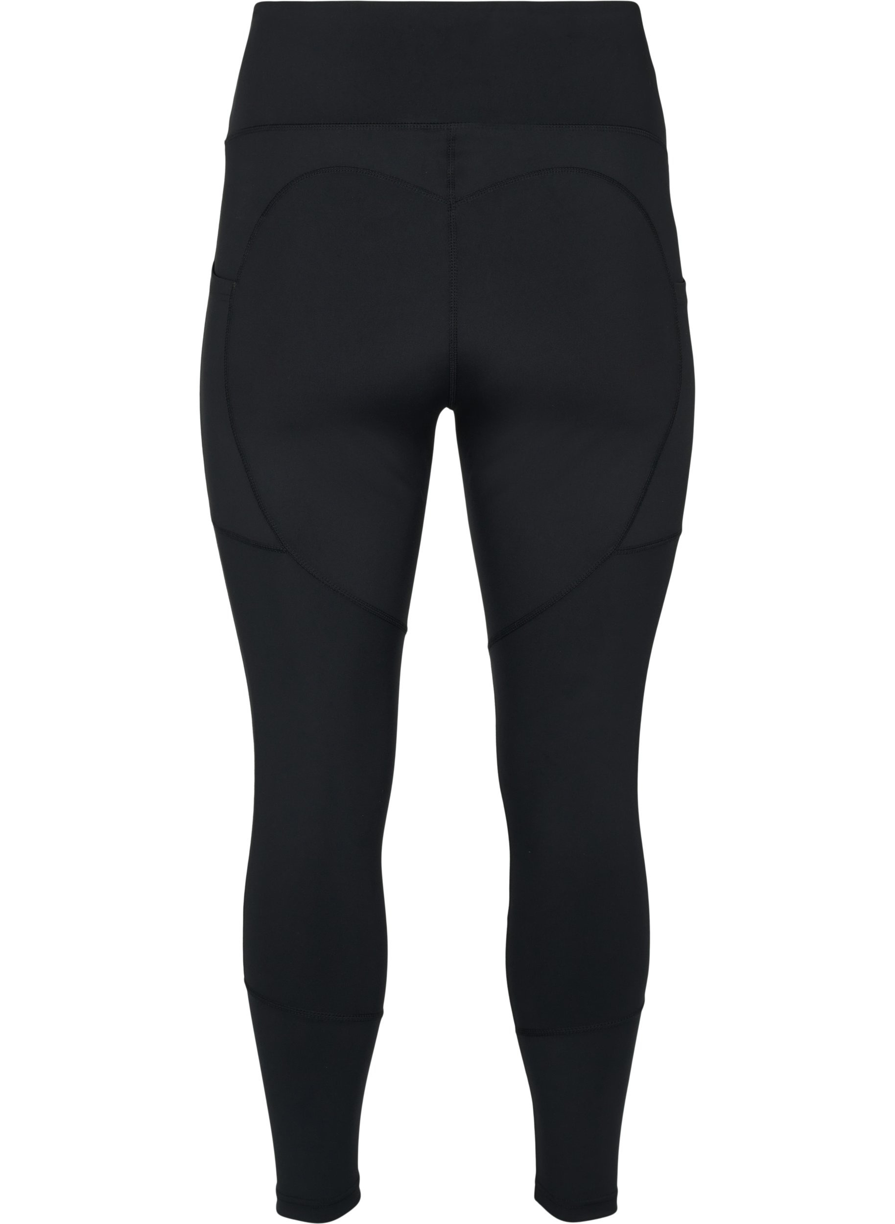 Collants d'entraînement avec poche et reflecteur, Black, Packshot image number 1