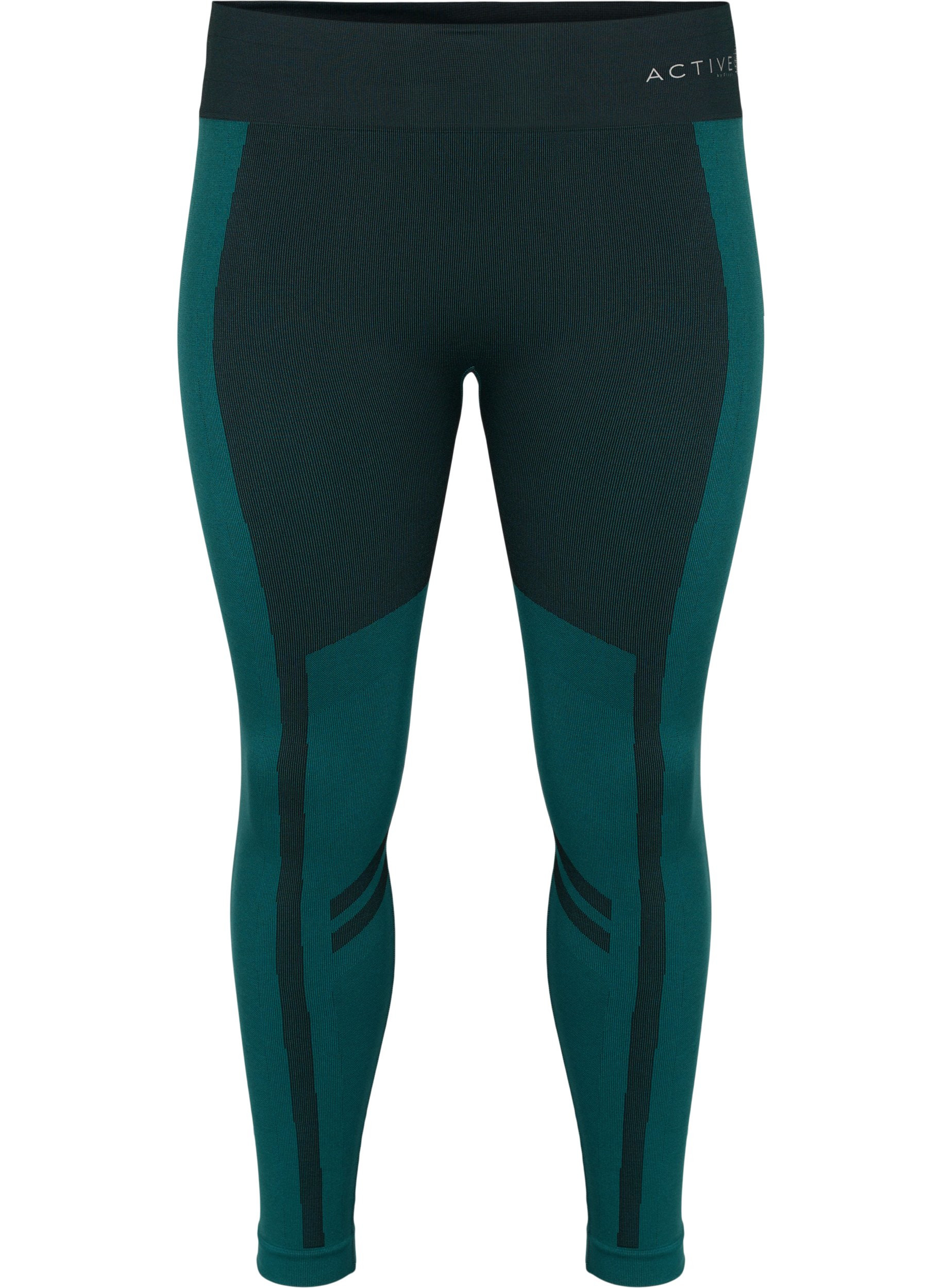 Sous-vêtement de ski sans couture avec motif, Deep Teal, Packshot image number 0