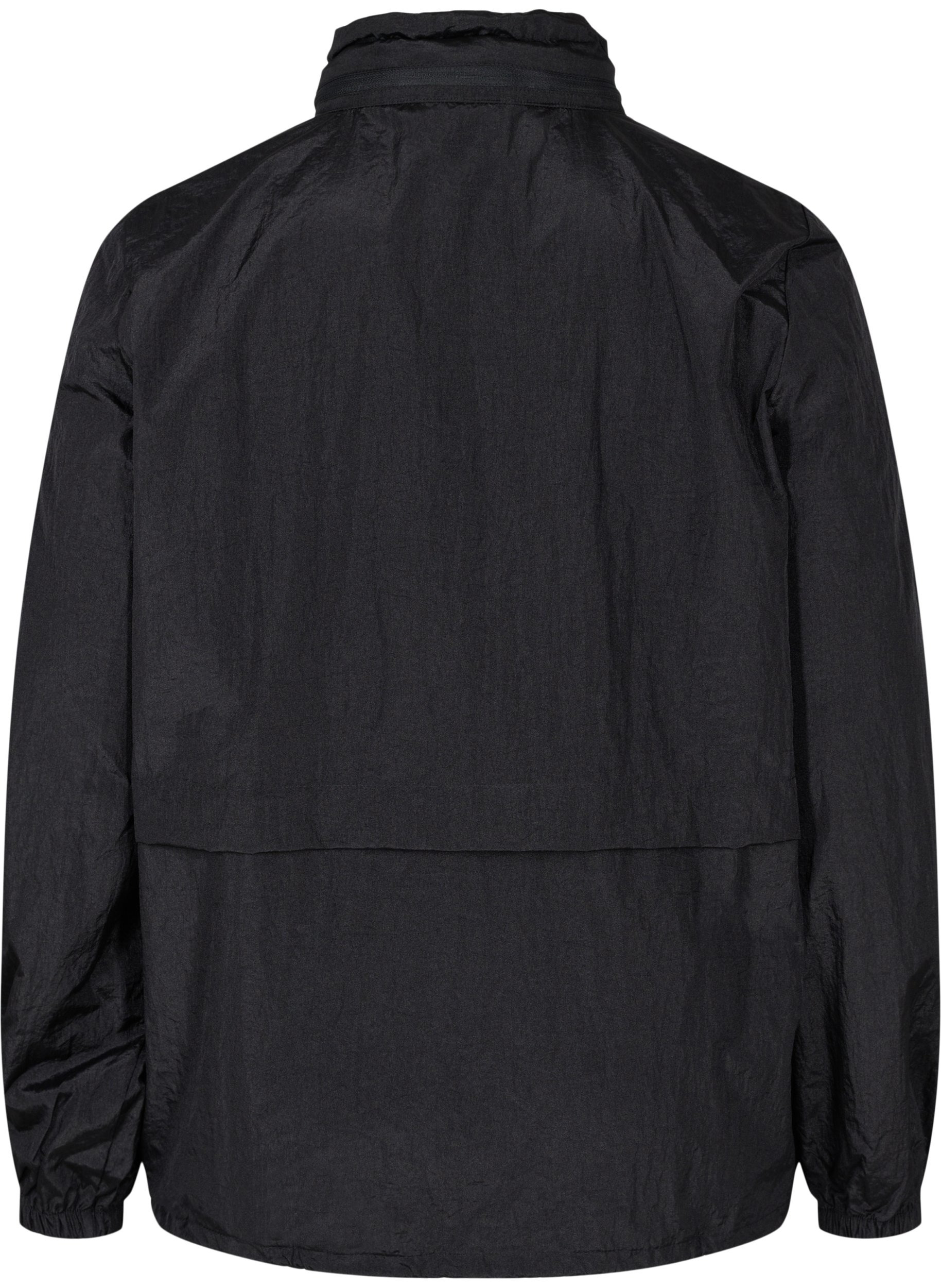 Veste de sport avec fermeture éclair et capuche, Black, Packshot image number 1