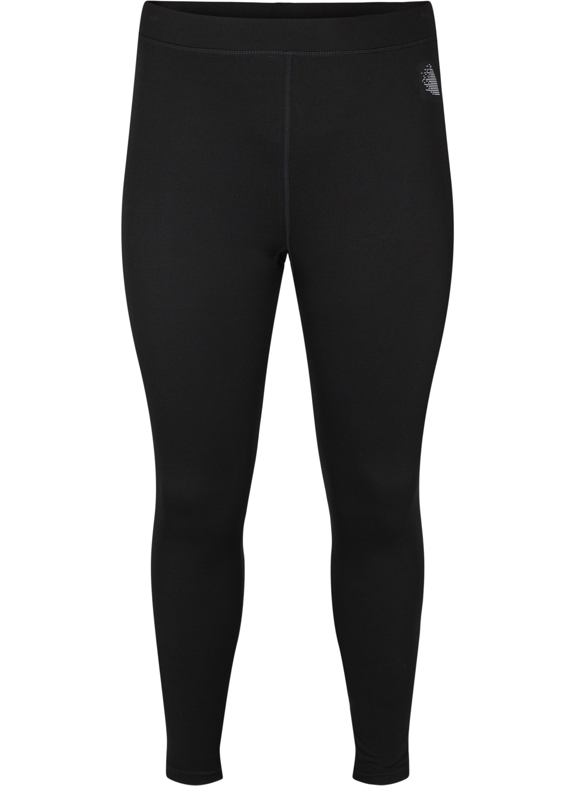 Effen gekleurde ski-onderbroek, Black, Packshot image number 0