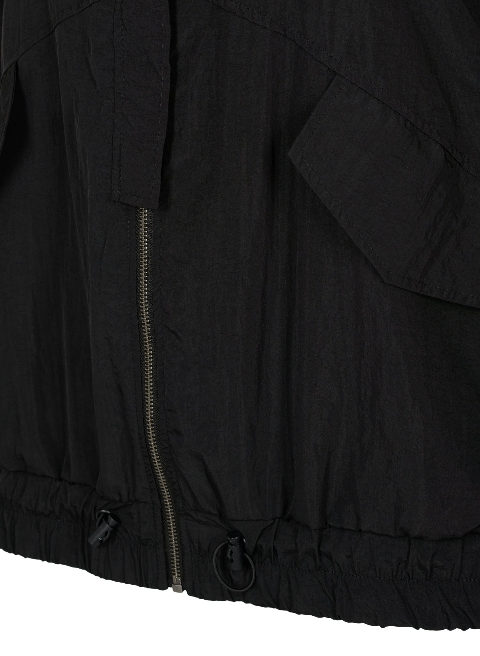 Veste de sport avec capuche et fermeture éclair, Black, Packshot image number 2
