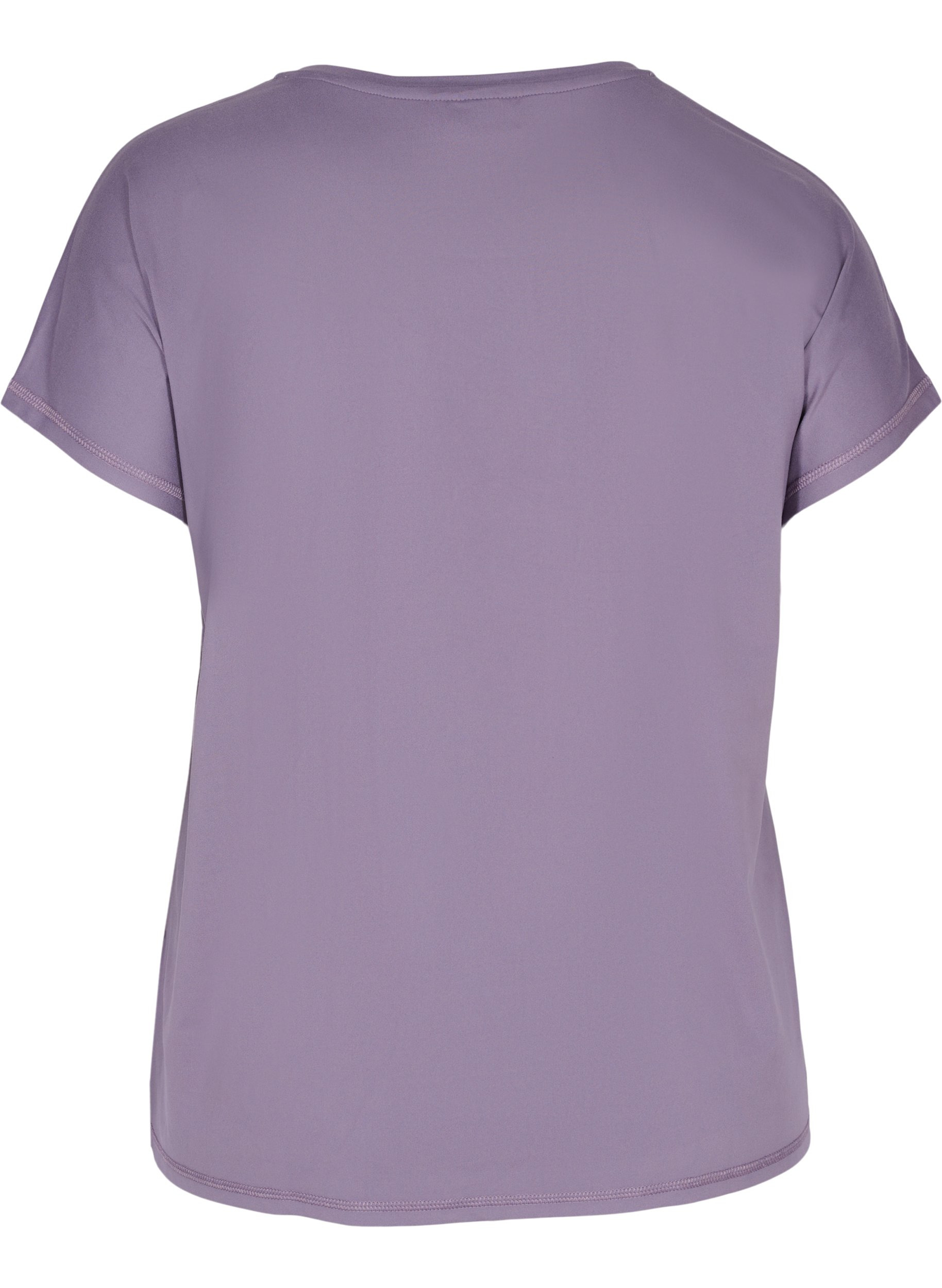 Effen sportshirt, Purple Sage, Packshot image number 1