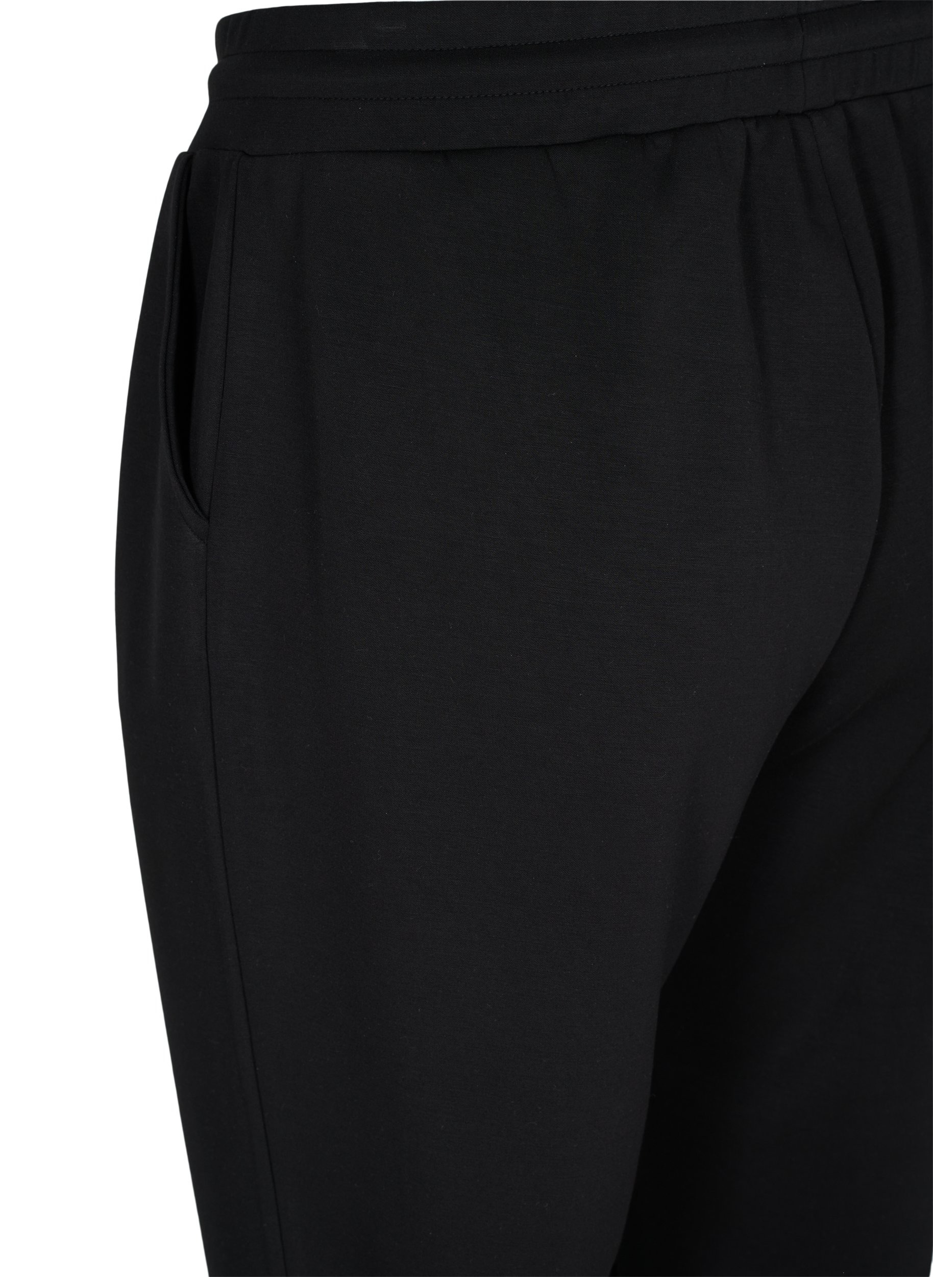 Pantalon de survêtement ample avec poches, Black, Packshot image number 3