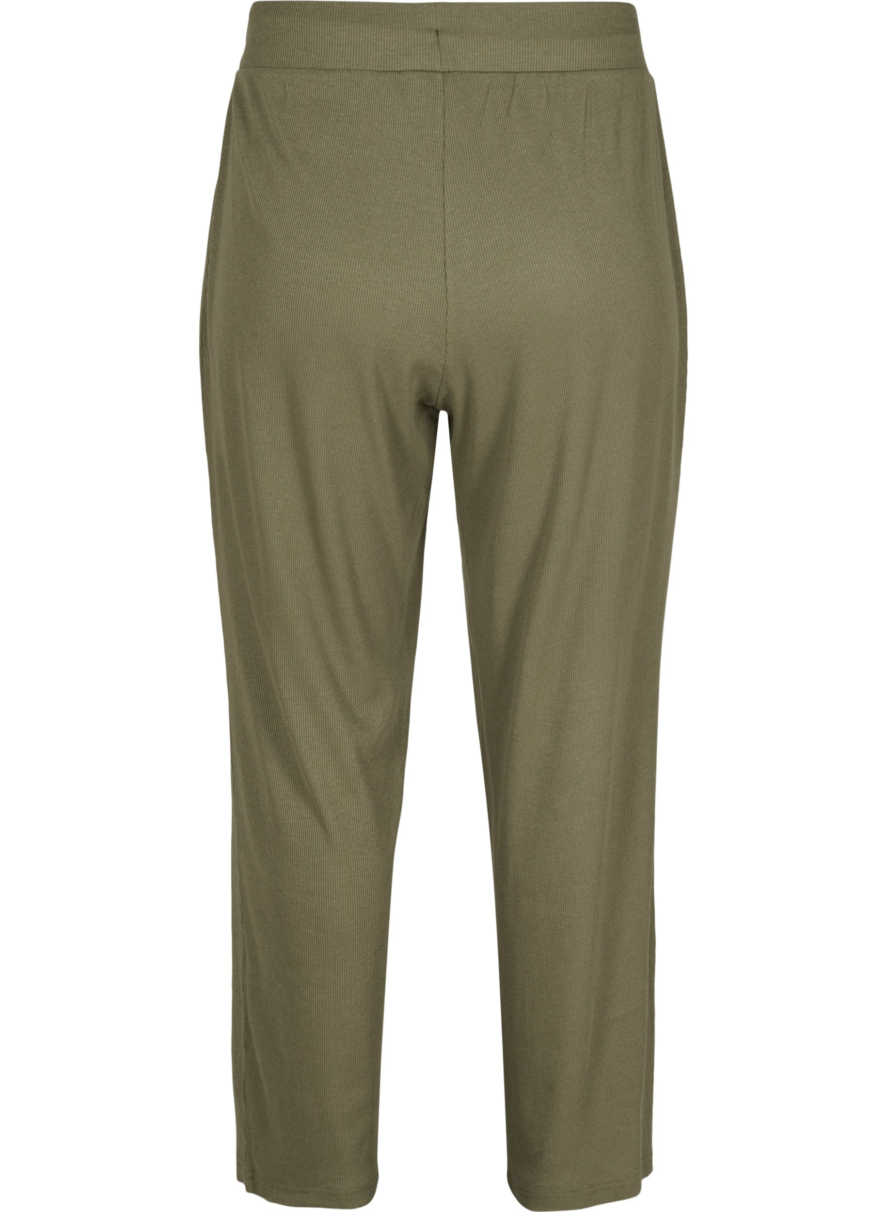 Pantalon ample en coton mélangé, Ivy Green, Packshot image number 1