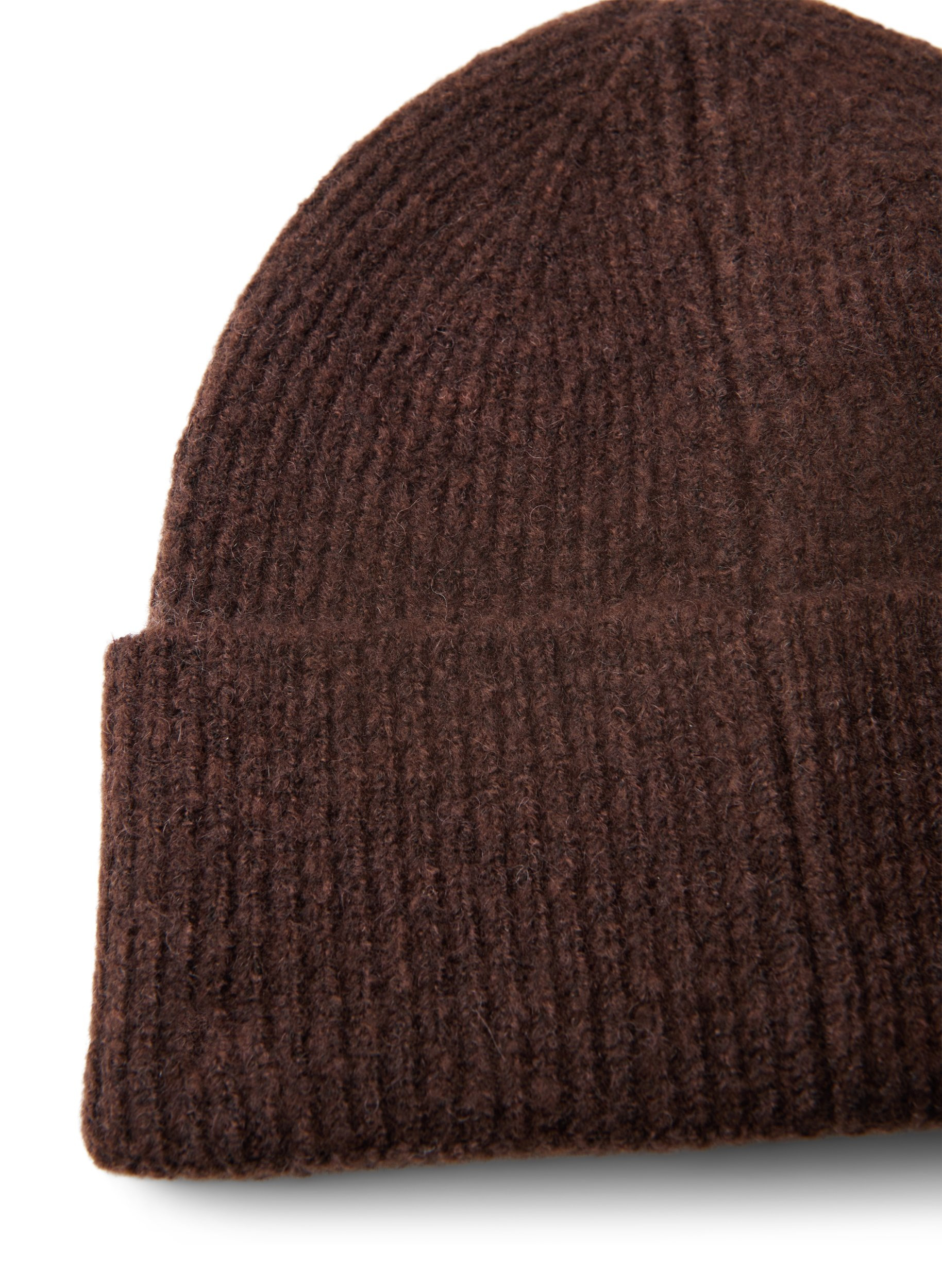 Bonnet tricoté avec de la laine, Brown, Packshot image number 2