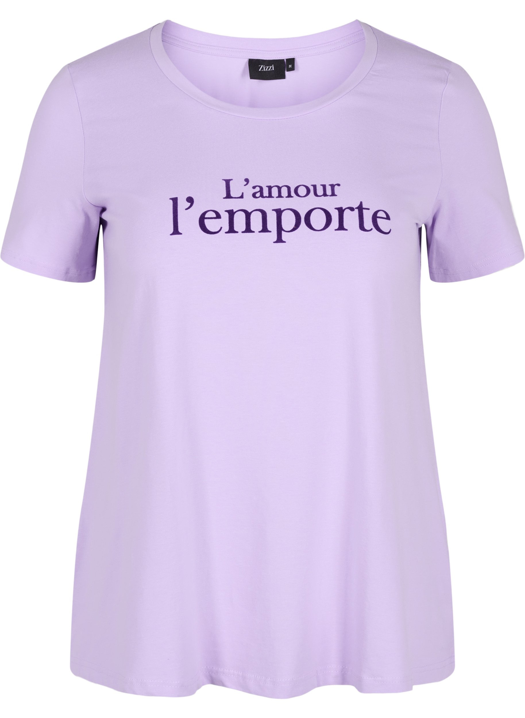 T-shirt à manches courtes avec imprimé,  Lavender LAMOUR, Packshot