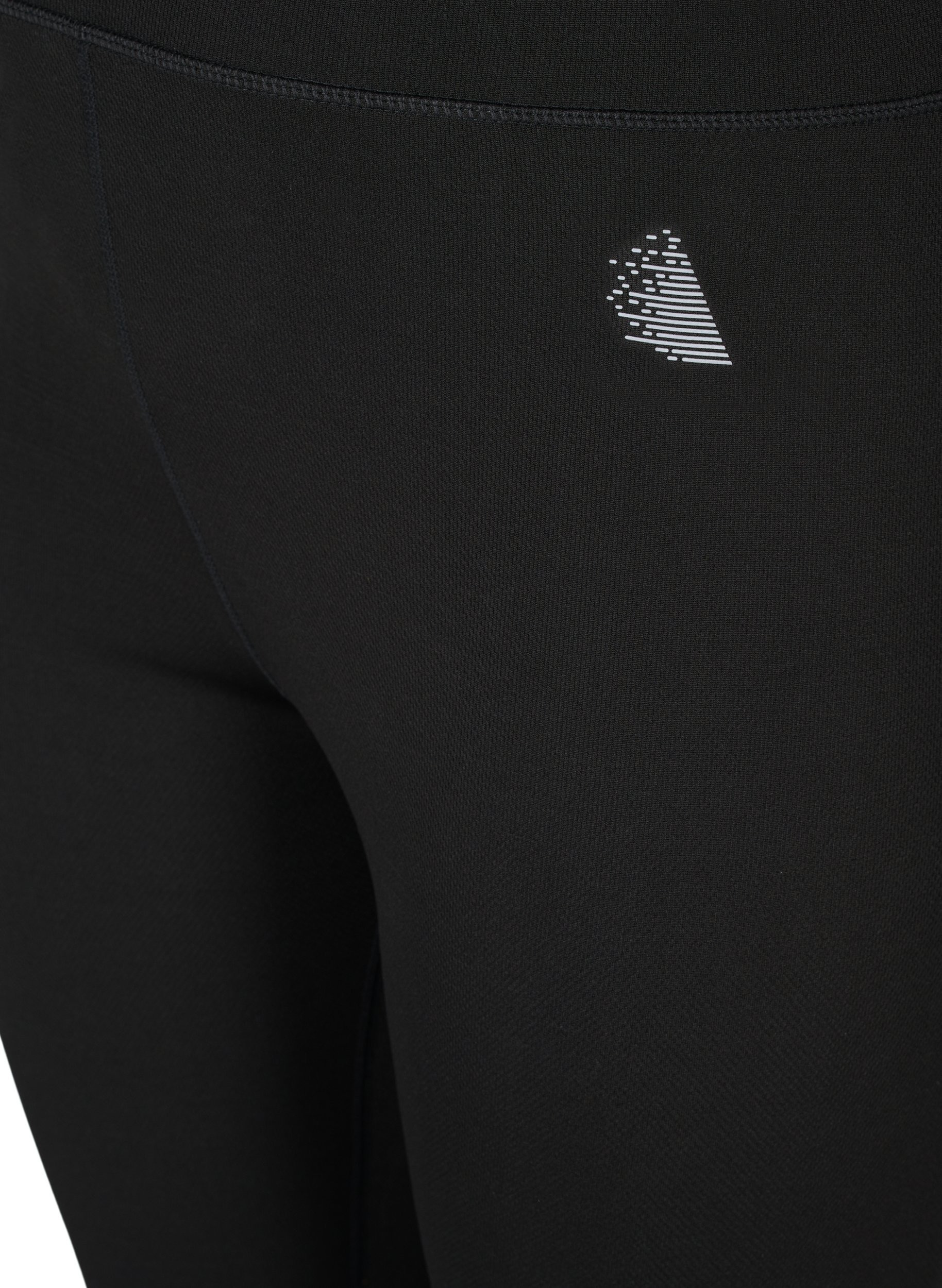 Effen gekleurde ski-onderbroek, Black, Packshot image number 2