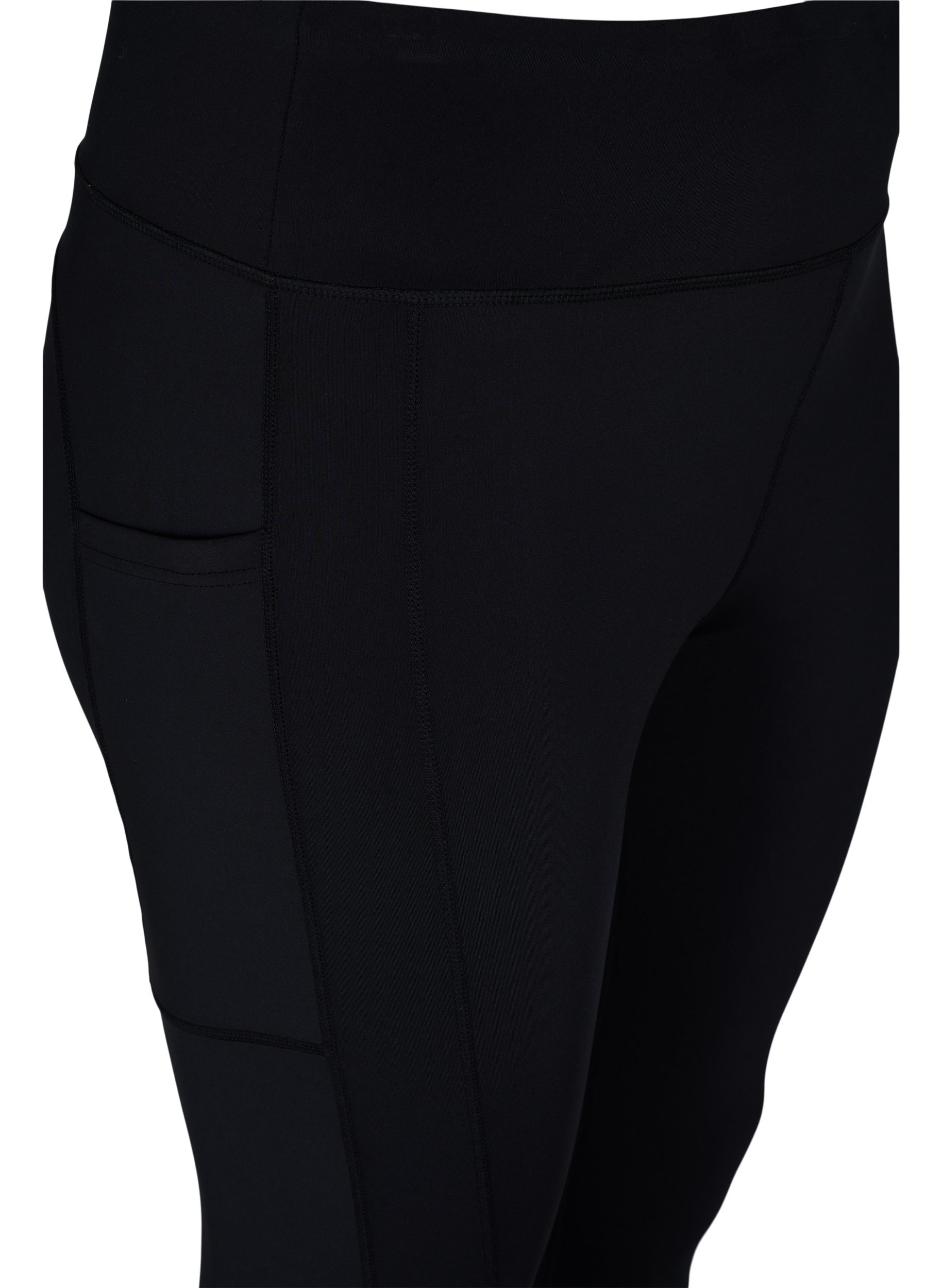 Collants d'entraînement avec poche et reflecteur, Black, Packshot image number 3