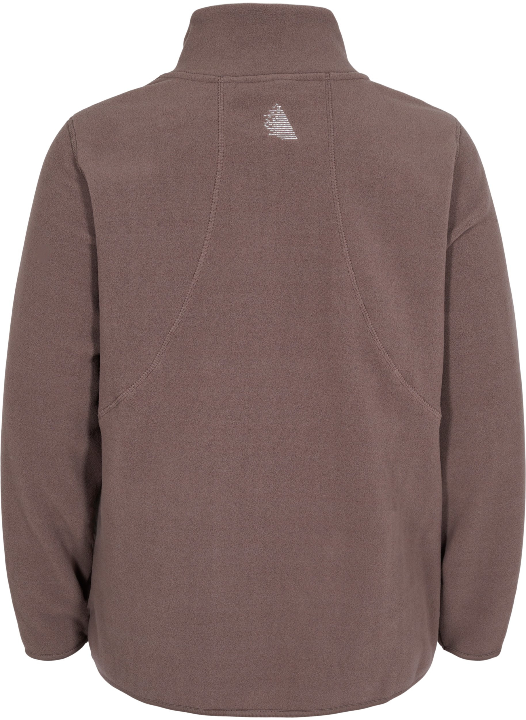 Fleece jas met zakken en rits, Iron, Packshot image number 1